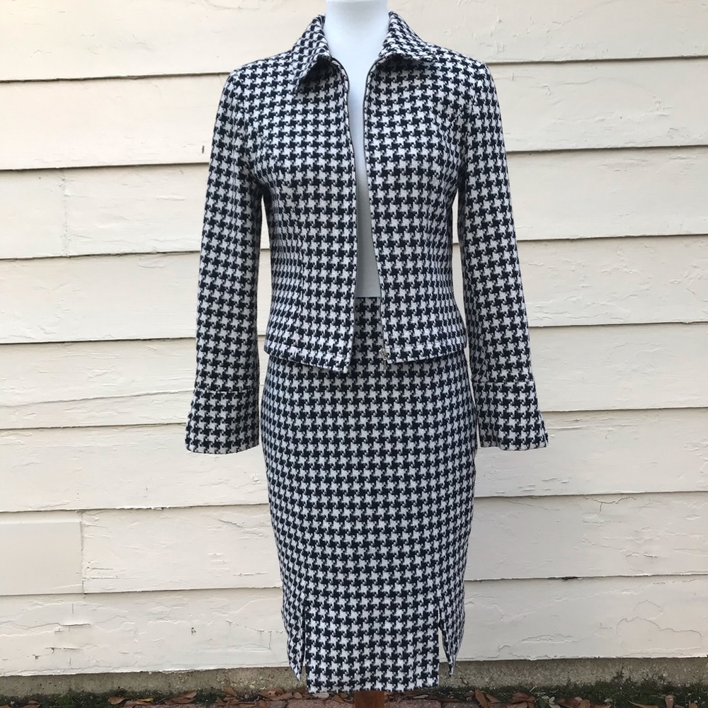 Black and white Two Piece Set